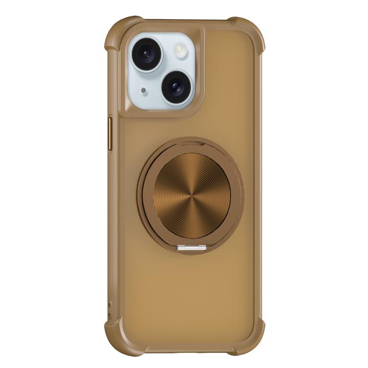 CD Texture 360 Degree Rotating Holder MagSafe Phone Case, For iPhone 15 Pro Max, For iPhone 15 Pro, For iPhone 15 Plus / 14 Plus, For iPhone 15
