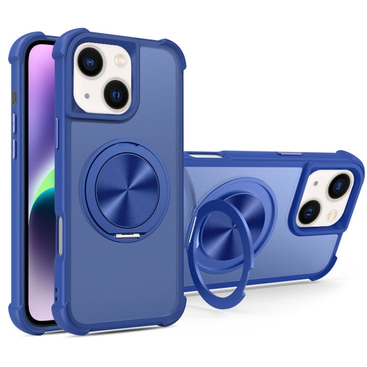 CD Texture 360 Degree Rotating Holder MagSafe Phone Case, For iPhone 15 Pro Max, For iPhone 15 Pro, For iPhone 15 Plus / 14 Plus, For iPhone 15