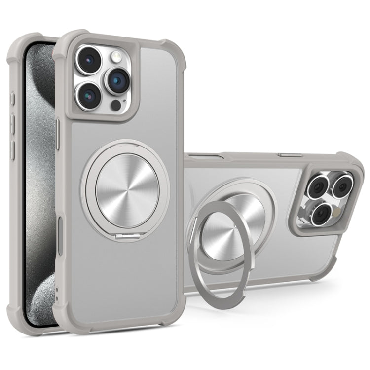 CD Texture 360 Degree Rotating Holder MagSafe Phone Case, For iPhone 15 Pro Max, For iPhone 15 Pro, For iPhone 15 Plus / 14 Plus, For iPhone 15