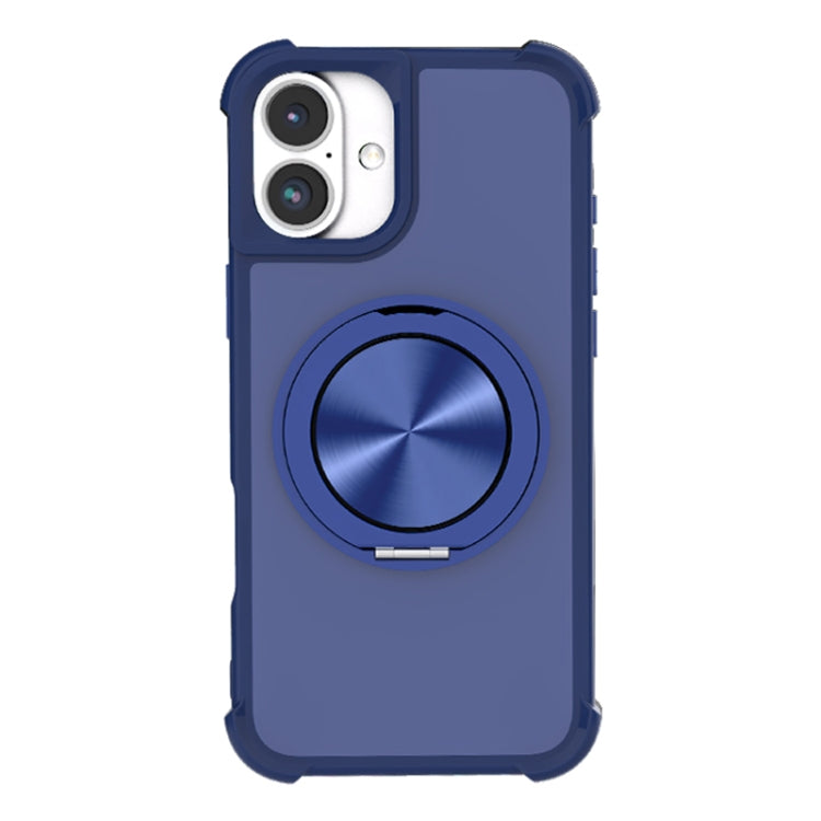 CD Texture 360 Degree Rotating Holder MagSafe Phone Case, For iPhone 16 Pro Max, For iPhone 16 Pro, For iPhone 16 Plus, For iPhone 16