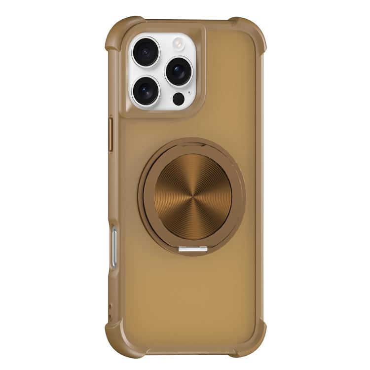 CD Texture 360 Degree Rotating Holder MagSafe Phone Case, For iPhone 16 Pro Max, For iPhone 16 Pro, For iPhone 16 Plus, For iPhone 16