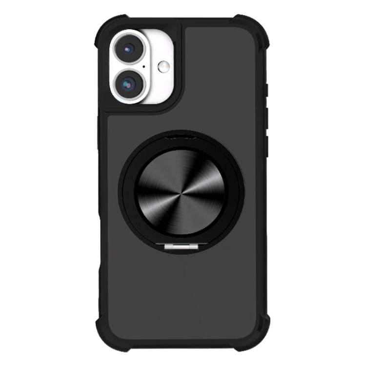 CD Texture 360 Degree Rotating Holder MagSafe Phone Case, For iPhone 17 Pro Max, For iPhone 17 Pro, For iPhone 17, For iPhone Air