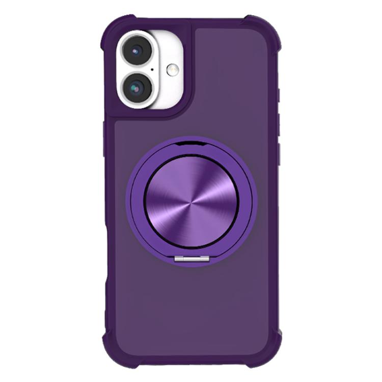 CD Texture 360 Degree Rotating Holder MagSafe Phone Case, For iPhone 17 Pro Max, For iPhone 17 Pro, For iPhone 17, For iPhone Air