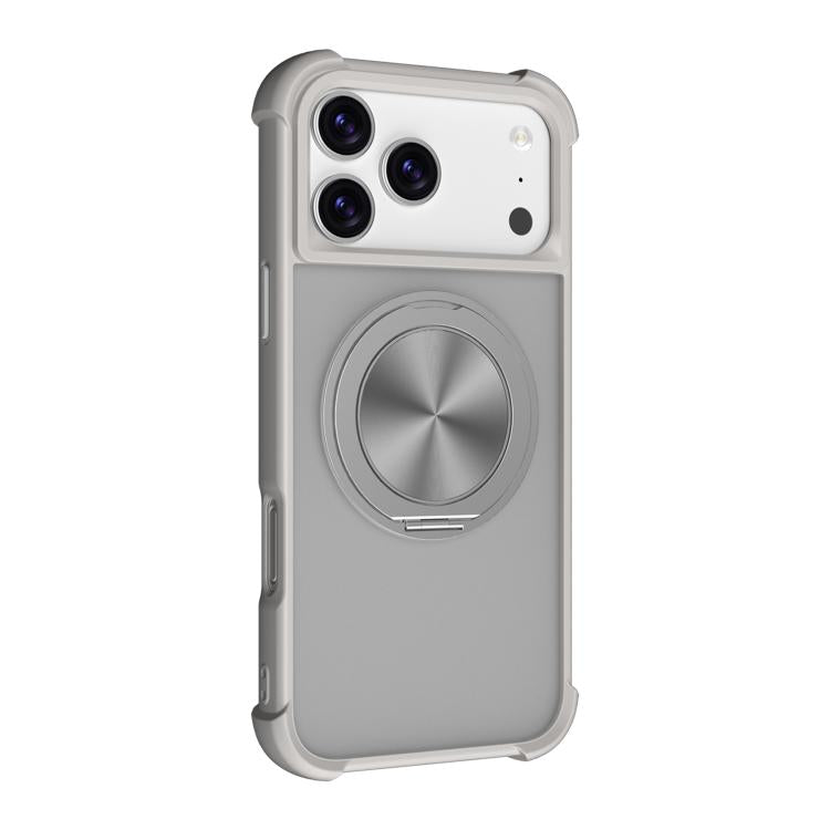 CD Texture 360 Degree Rotating Holder MagSafe Phone Case, For iPhone 17 Pro Max, For iPhone 17 Pro, For iPhone 17, For iPhone Air
