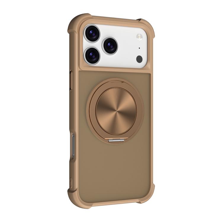 CD Texture 360 Degree Rotating Holder MagSafe Phone Case, For iPhone 17 Pro Max, For iPhone 17 Pro, For iPhone 17, For iPhone Air