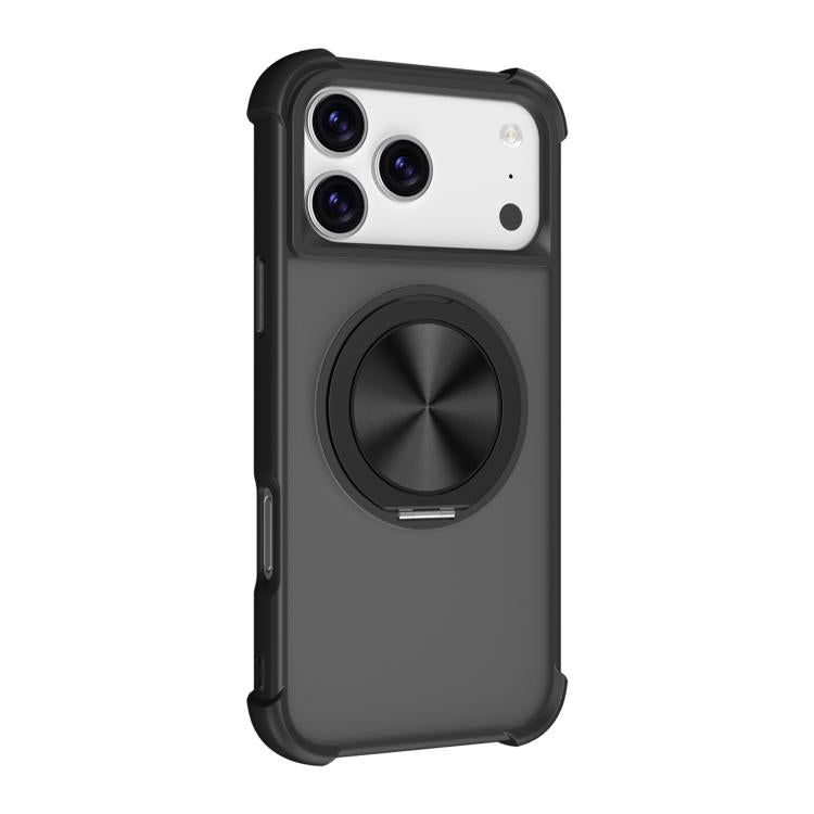 CD Texture 360 Degree Rotating Holder MagSafe Phone Case, For iPhone 17 Pro Max, For iPhone 17 Pro, For iPhone 17, For iPhone Air