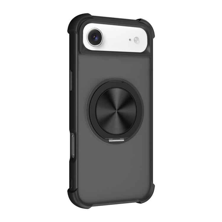 CD Texture 360 Degree Rotating Holder MagSafe Phone Case, For iPhone 17 Pro Max, For iPhone 17 Pro, For iPhone 17, For iPhone Air