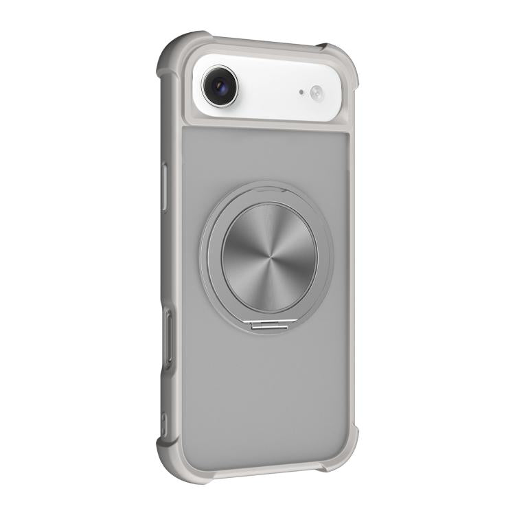 CD Texture 360 Degree Rotating Holder MagSafe Phone Case, For iPhone 17 Pro Max, For iPhone 17 Pro, For iPhone 17, For iPhone Air