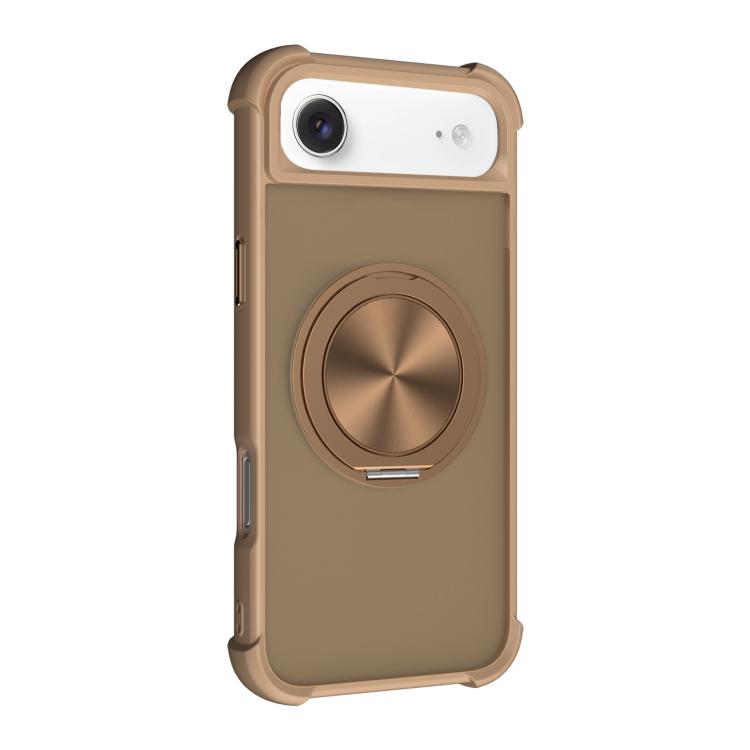 CD Texture 360 Degree Rotating Holder MagSafe Phone Case, For iPhone 17 Pro Max, For iPhone 17 Pro, For iPhone 17, For iPhone Air