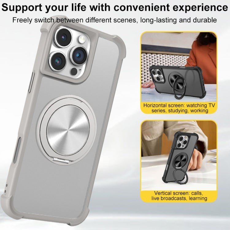 CD Texture 360 Degree Rotating Holder MagSafe Phone Case, For iPhone 14 / 13, For iPhone 14 Pro, For iPhone 14 Pro Max, For iPhone 13 Pro Max