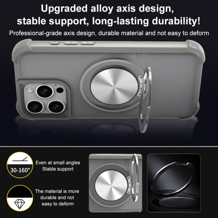 CD Texture 360 Degree Rotating Holder MagSafe Phone Case, For iPhone 17 Pro Max, For iPhone 17 Pro, For iPhone 17, For iPhone Air