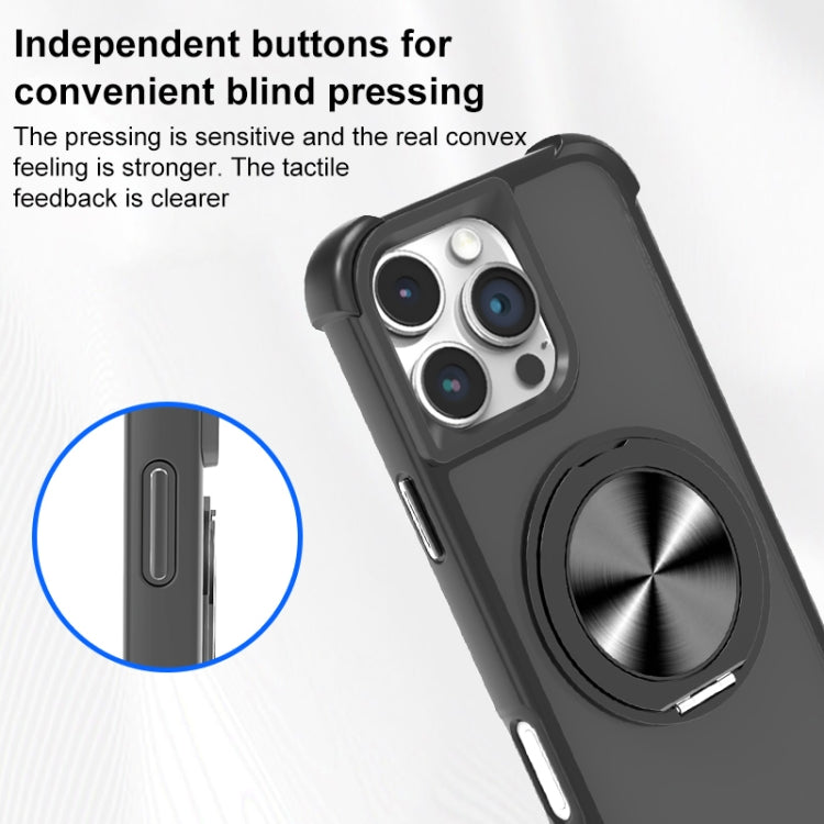 CD Texture 360 Degree Rotating Holder MagSafe Phone Case, For iPhone 17 Pro Max, For iPhone 17 Pro, For iPhone 17, For iPhone Air