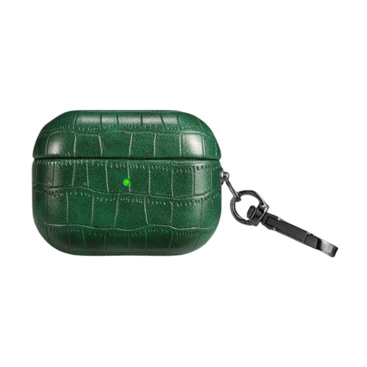 Crocodile Texture Earphone Protective Case, For AirPods Pro
