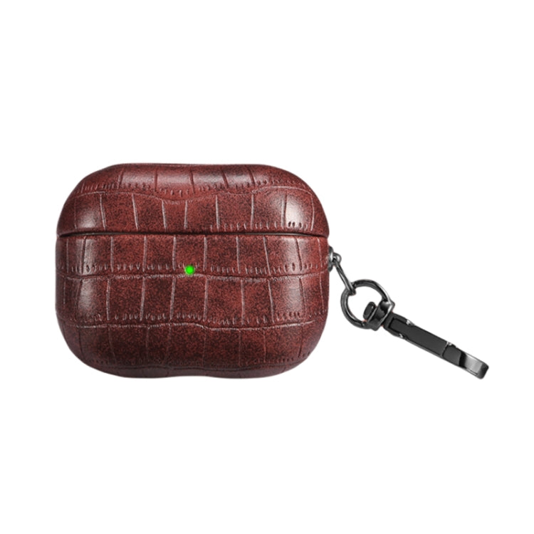 Crocodile Texture Earphone Protective Case, For AirPods 4, For AirPods Pro 2, For AirPods 3