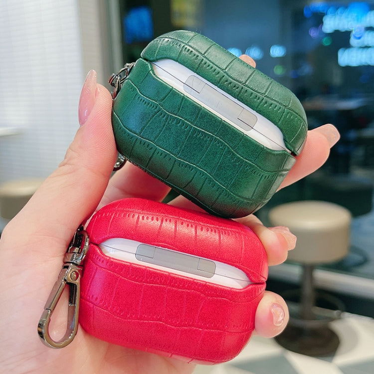 Crocodile Texture Earphone Protective Case, For AirPods 4, For AirPods Pro 2, For AirPods 3