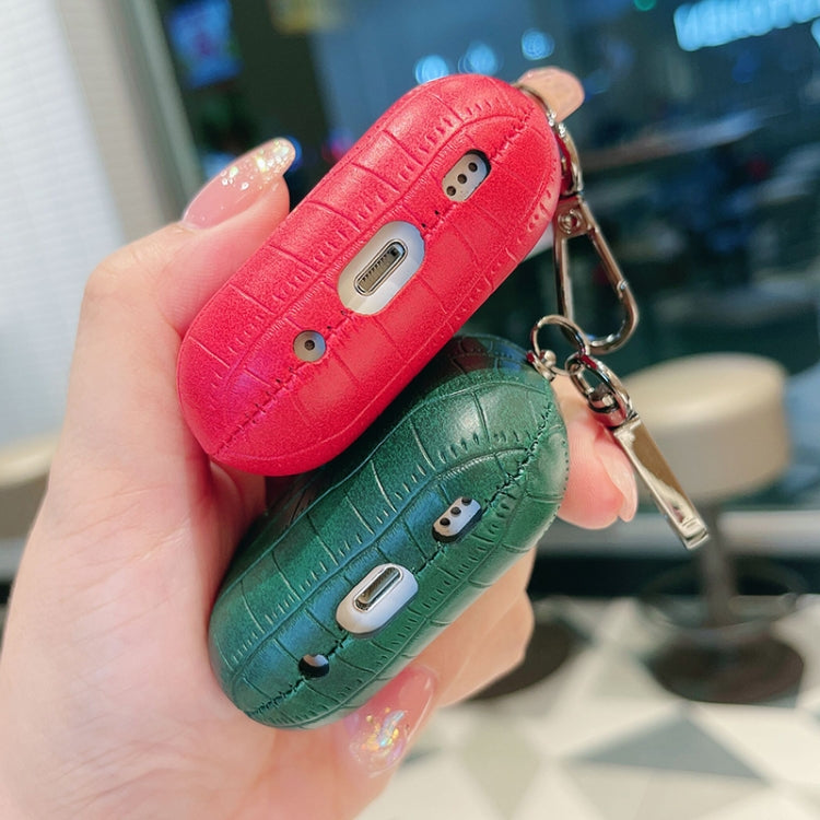 Crocodile Texture Earphone Protective Case, For AirPods 4, For AirPods Pro 2, For AirPods 3