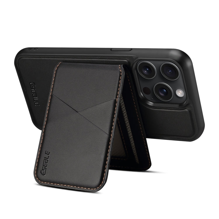 ESEBLE E3 Plain Texture Card Slots MagSafe RFID Leather Case, For iPhone 14 / 13, For iPhone 14 Pro, For iPhone 14 Pro Max, For iPhone 13 Pro Max, For iPhone 13 Pro