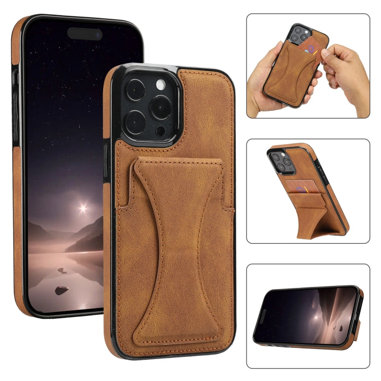 Ultra-thin Shockproof Phone Protective Case with Holder, For iPhone 16 Pro Max, For iPhone 16 Pro, For iPhone 16 Plus, For iPhone 16