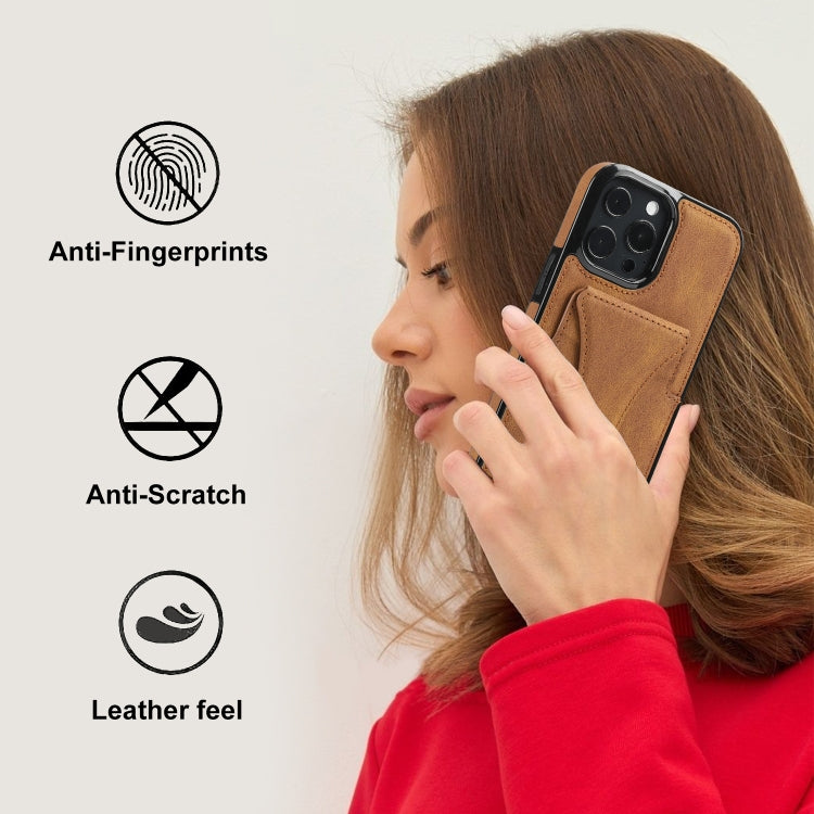 Ultra-thin Shockproof Phone Protective Case with Holder, For iPhone 16 Pro Max, For iPhone 16 Pro, For iPhone 16 Plus, For iPhone 16