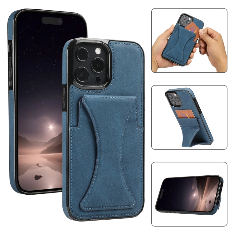 Ultra-thin Shockproof Phone Protective Case with Holder, For iPhone 16 Pro Max, For iPhone 16 Pro, For iPhone 16 Plus, For iPhone 16