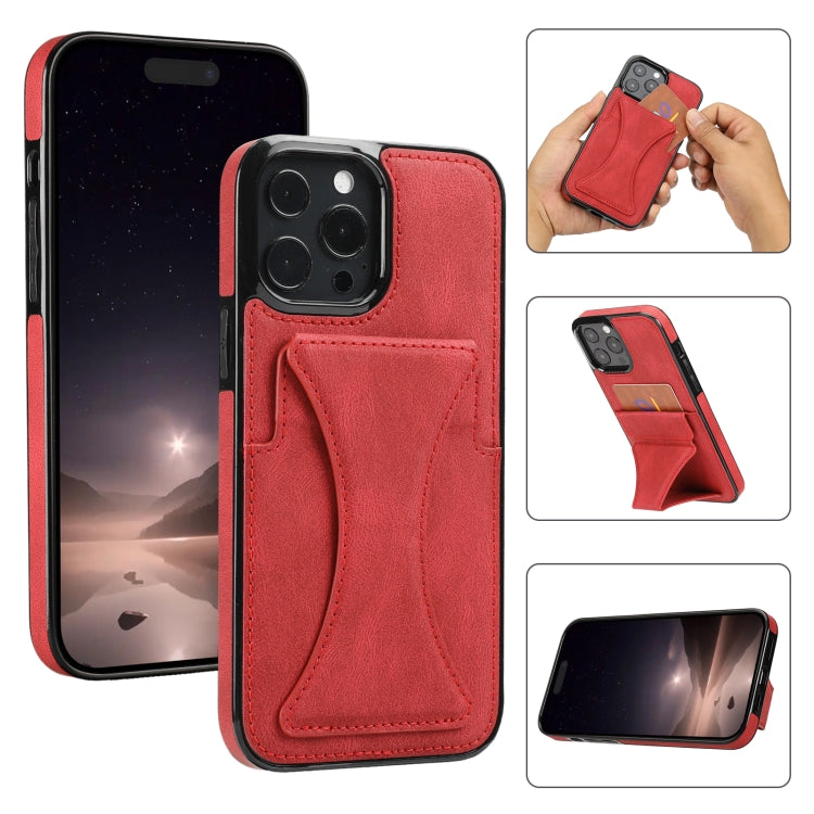 Ultra-thin Shockproof Phone Protective Case with Holder, For iPhone 16 Pro Max, For iPhone 16 Pro, For iPhone 16 Plus, For iPhone 16