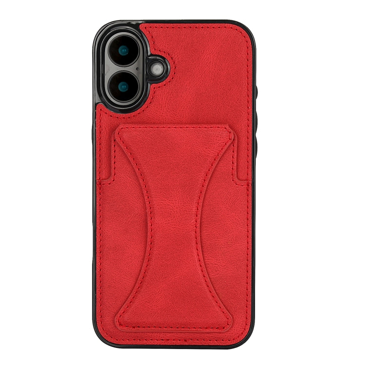 Ultra-thin Shockproof Phone Protective Case with Holder, For iPhone 16 Pro Max, For iPhone 16 Pro, For iPhone 16 Plus, For iPhone 16