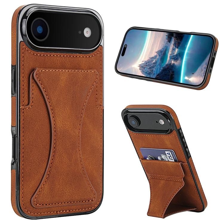 Ultra-thin Shockproof Phone Protective Case with Holder, For iPhone 17 Pro Max, For iPhone 17 Pro, For iPhone 17, For iPhone Air