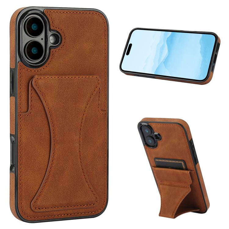 Ultra-thin Shockproof Phone Protective Case with Holder, For iPhone 17 Pro Max, For iPhone 17 Pro, For iPhone 17, For iPhone Air
