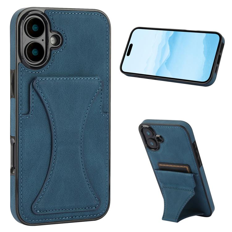Ultra-thin Shockproof Phone Protective Case with Holder, For iPhone 17 Pro Max, For iPhone 17 Pro, For iPhone 17, For iPhone Air