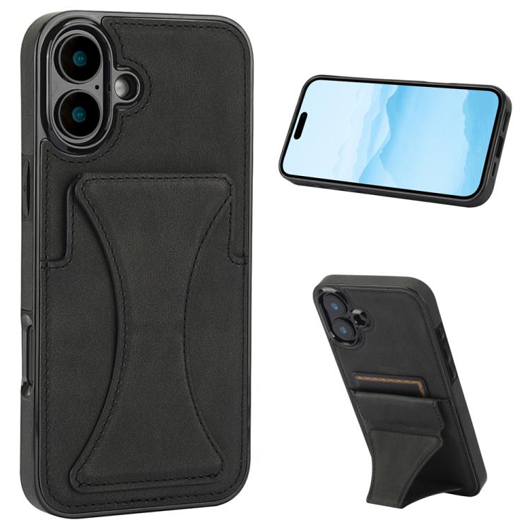 Ultra-thin Shockproof Phone Protective Case with Holder, For iPhone 17 Pro Max, For iPhone 17 Pro, For iPhone 17, For iPhone Air