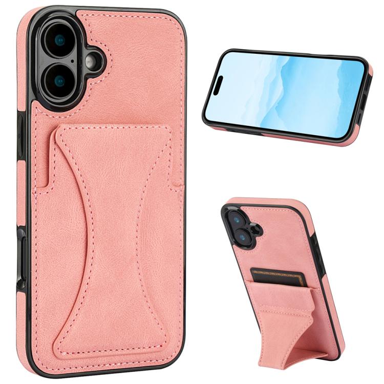 Ultra-thin Shockproof Phone Protective Case with Holder, For iPhone 17 Pro Max, For iPhone 17 Pro, For iPhone 17, For iPhone Air