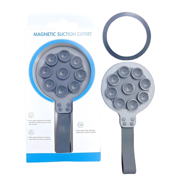 Suction Cup Magnetic Silicone Band Phone Holder