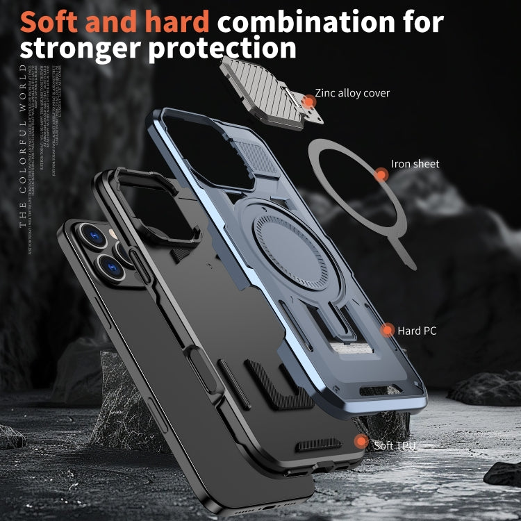 Shield Frame Holder MagSafe Phone Case, For iPhone 16 Pro Max, For iPhone 16 Pro, For iPhone 16 Plus