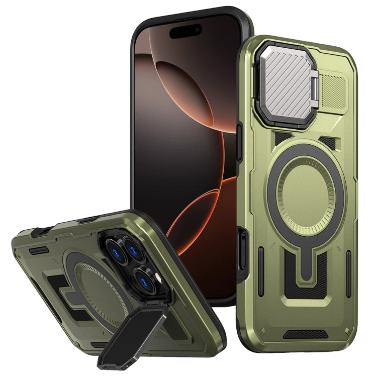 Shield Frame Holder MagSafe Phone Case, For iPhone 16 Pro Max, For iPhone 16 Pro, For iPhone 16 Plus