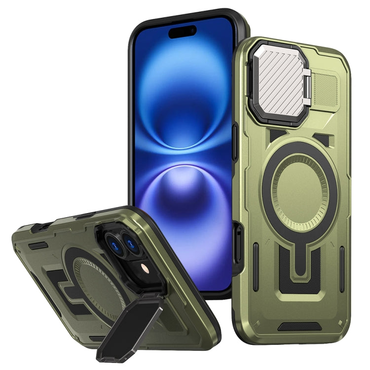 Shield Frame Holder MagSafe Phone Case, For iPhone 16 Pro Max, For iPhone 16 Pro, For iPhone 16 Plus
