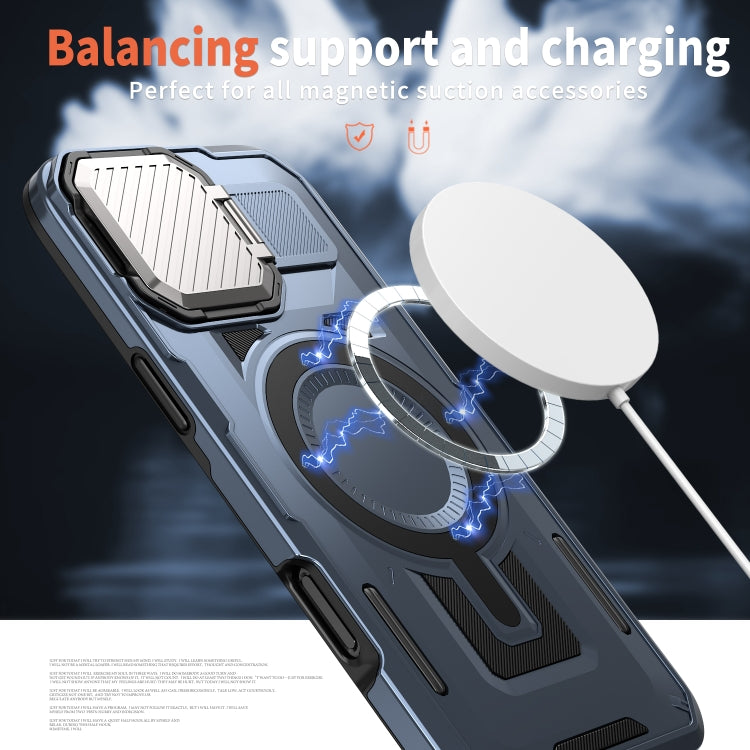 Shield Frame Holder MagSafe Phone Case, For iPhone 16, For iPhone 15 Pro Max, For iPhone 15 Pro