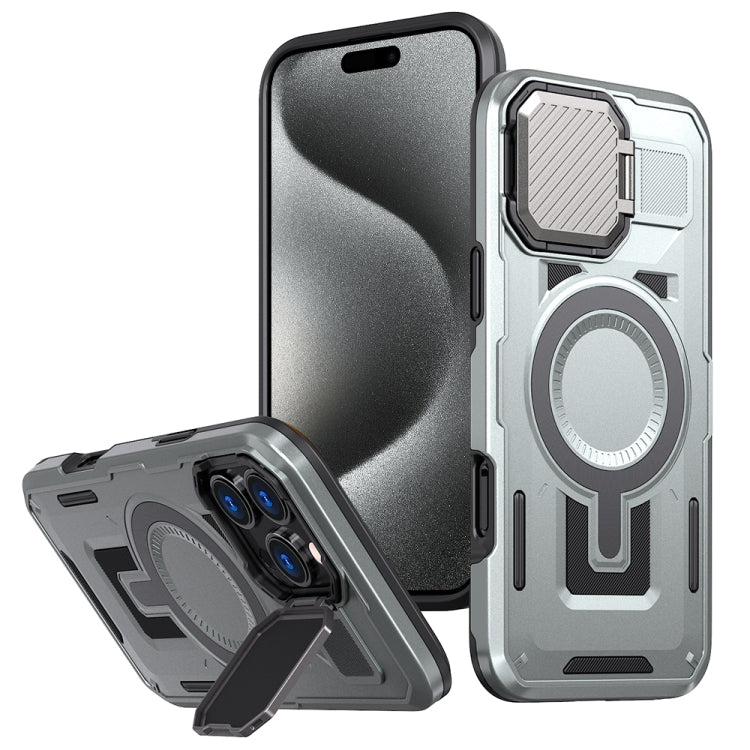 Shield Frame Holder MagSafe Phone Case, For iPhone 16, For iPhone 15 Pro Max, For iPhone 15 Pro