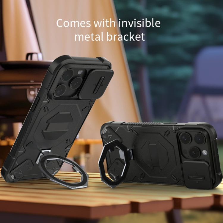 Camera Shield Armor MagSafe Holder Phone Case with Strap, For iPhone 15 Pro Max, For iPhone 15 Pro, For iPhone 15 Plus, For iPhone 15, For iPhone 14 Plus, For iPhone 14 Pro Max, For iPhone 13 Pro Max