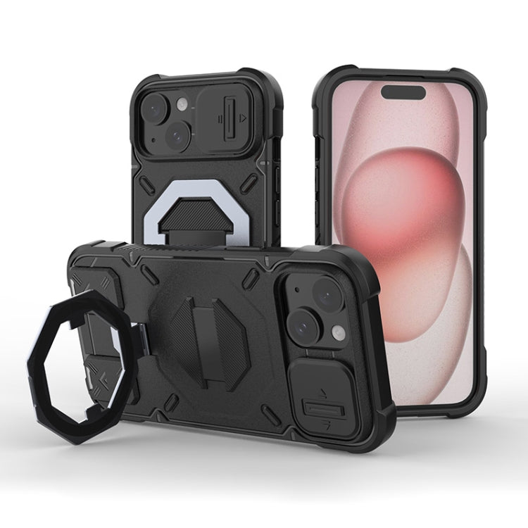 Camera Shield Armor MagSafe Holder Phone Case with Strap, For iPhone 15 Pro Max, For iPhone 15 Pro, For iPhone 15 Plus, For iPhone 15, For iPhone 14 Plus, For iPhone 14 Pro Max, For iPhone 13 Pro Max