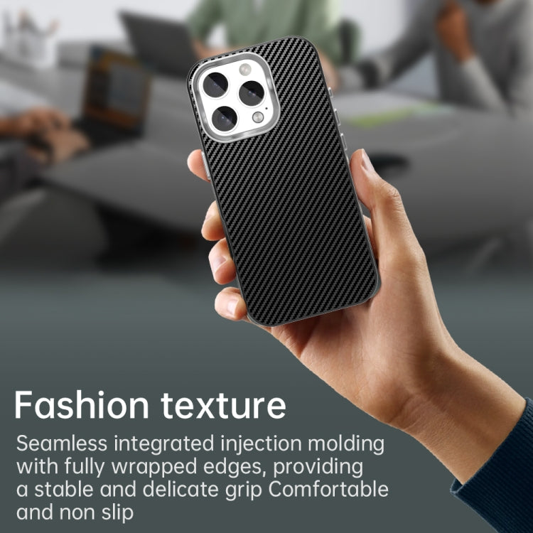 Carbon Fiber Series IMD Phone Case, For iPhone 16e, For iPhone 16 Pro Max, For iPhone 16 Pro, For iPhone 16 Plus, For iPhone 16, For iPhone 15 Pro Max