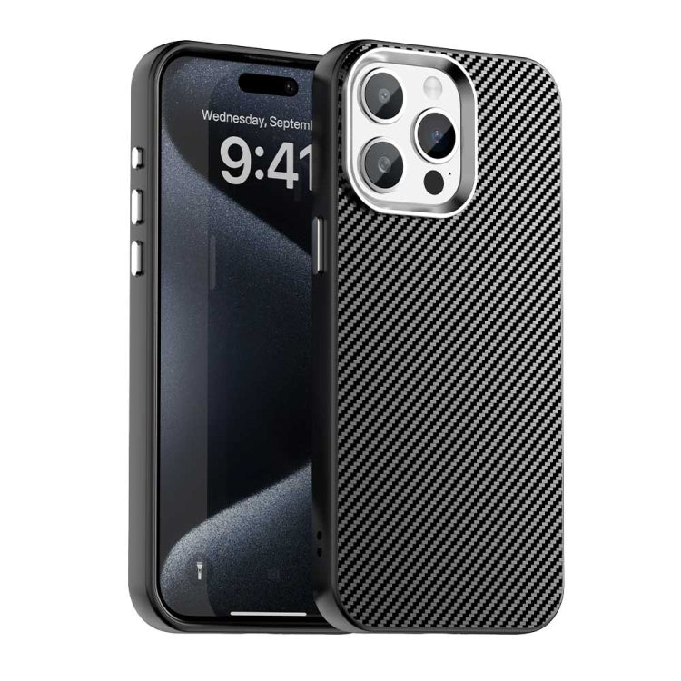 Carbon Fiber Series IMD Phone Case, For iPhone 16e, For iPhone 16 Pro Max, For iPhone 16 Pro, For iPhone 16 Plus, For iPhone 16, For iPhone 15 Pro Max