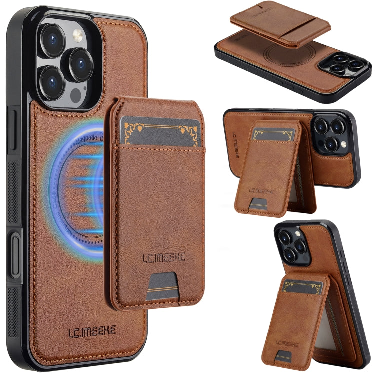LC.IMEEKE L3 Series Detachable RFID Card Bag Magsafe Phone Case, For iPhone SE 2024, For iPhone 16 Pro Max, For iPhone 16 Pro, For iPhone 16 Plus