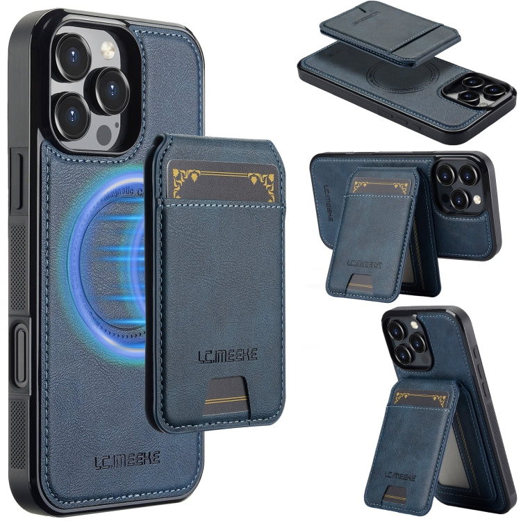 LC.IMEEKE L3 Series Detachable RFID Card Bag Magsafe Phone Case, For iPhone SE 2024, For iPhone 16 Pro Max, For iPhone 16 Pro, For iPhone 16 Plus