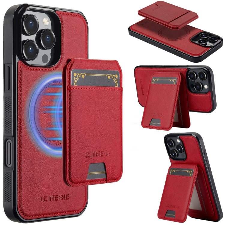 LC.IMEEKE L3 Series Detachable RFID Card Bag Magsafe Phone Case, For iPhone SE 2024, For iPhone 16 Pro Max, For iPhone 16 Pro, For iPhone 16 Plus