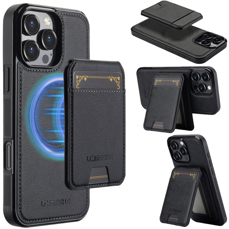LC.IMEEKE L3 Series Detachable RFID Card Bag Magsafe Phone Case, For iPhone SE 2024, For iPhone 16 Pro Max, For iPhone 16 Pro, For iPhone 16 Plus