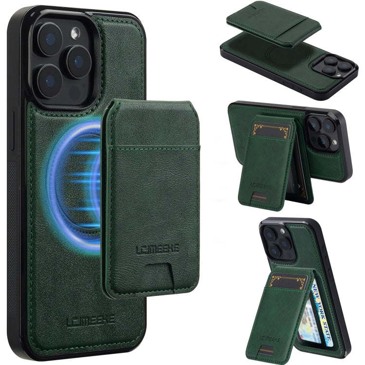 LC.IMEEKE L3 Series Detachable RFID Card Bag Magsafe Phone Case, For iPhone 15, For iPhone 14 / 13, For iPhone 14 Pro Max, For iPhone SE 2022 / 2020
