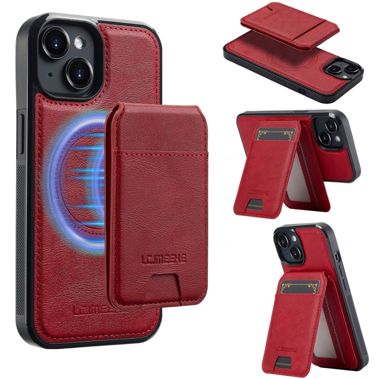 LC.IMEEKE L3 Series Detachable RFID Card Bag Magsafe Phone Case, For iPhone 16, For iPhone 15 Pro Max, For iPhone 15 Pro, For iPhone 15 Plus / 14 Plus