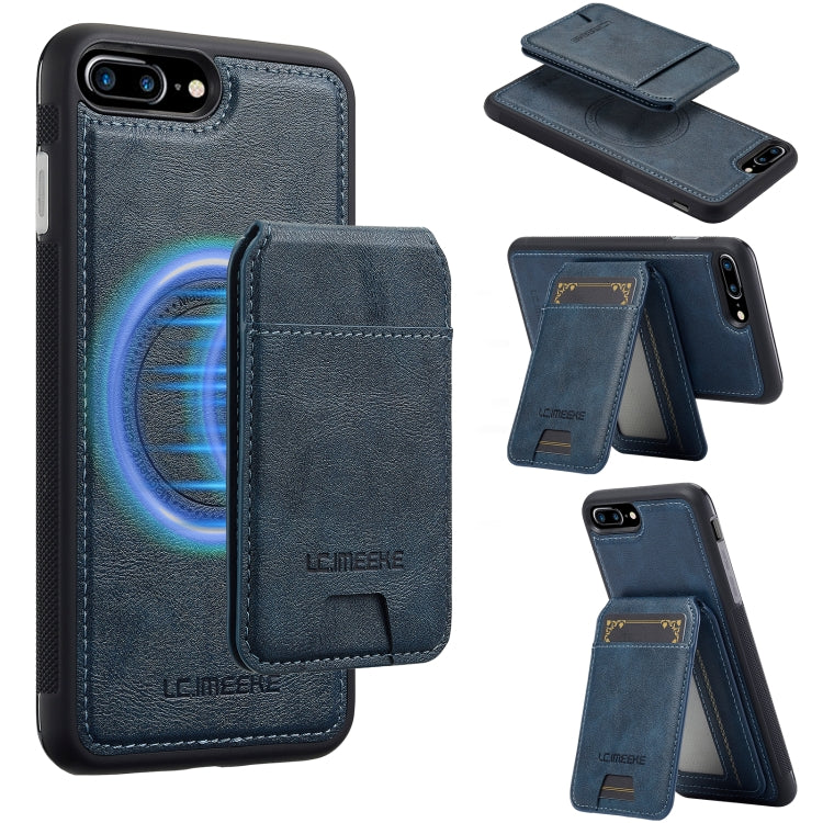 LC.IMEEKE L3 Series Detachable RFID Card Bag Magsafe Phone Case, For iPhone 8 Plus / 7 Plus