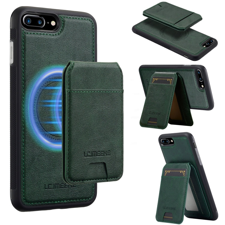 LC.IMEEKE L3 Series Detachable RFID Card Bag Magsafe Phone Case, For iPhone 8 Plus / 7 Plus