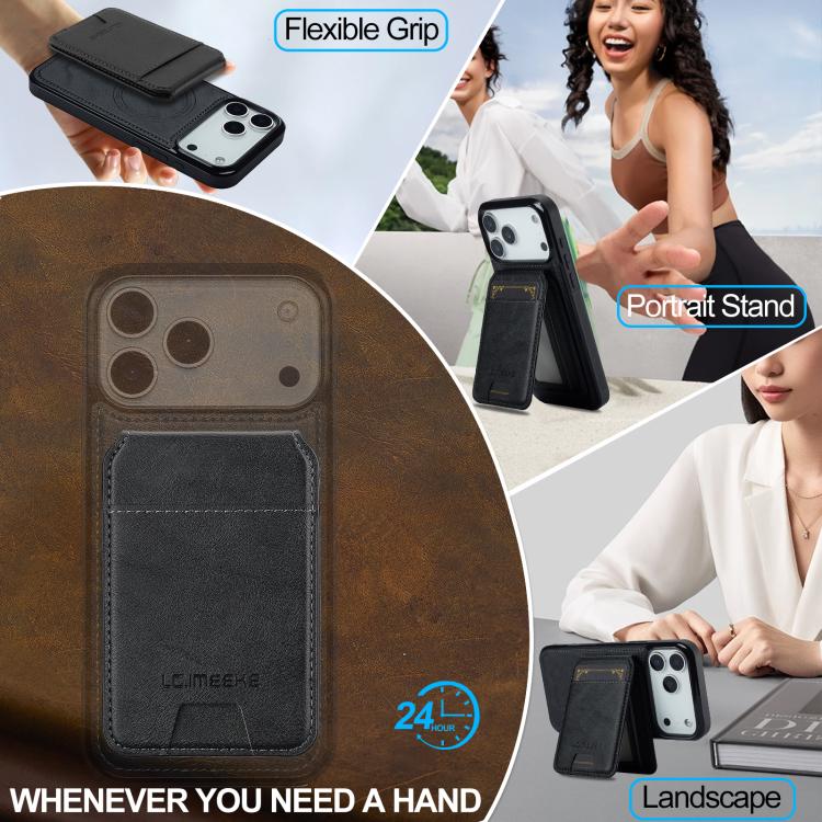 LC.IMEEKE L3 Series Detachable RFID Card Bag Magsafe Phone Case